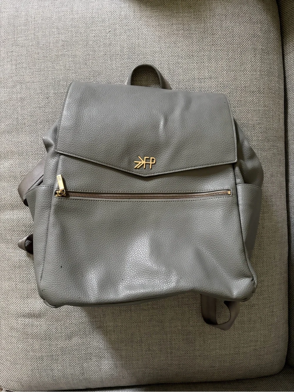 Freshly Picked Classic Diaper Bag, Stone